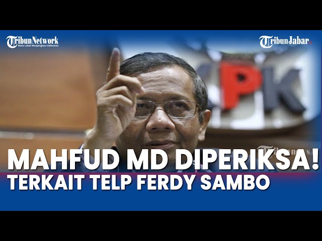 🔴MAHFUD MD DIPERIKSA MKD DPR TERKAIT FERDY SAMBO | Tribunnews Update (SIARAN TUNDA)