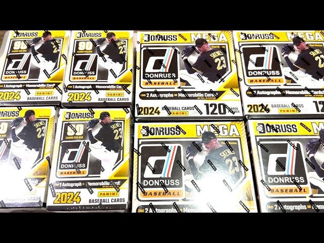 RETAIL REVIEW!  2024 DONRUSS MEGA BOXES AND BLASTERS!