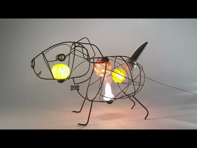 Peanut Dog Lamp