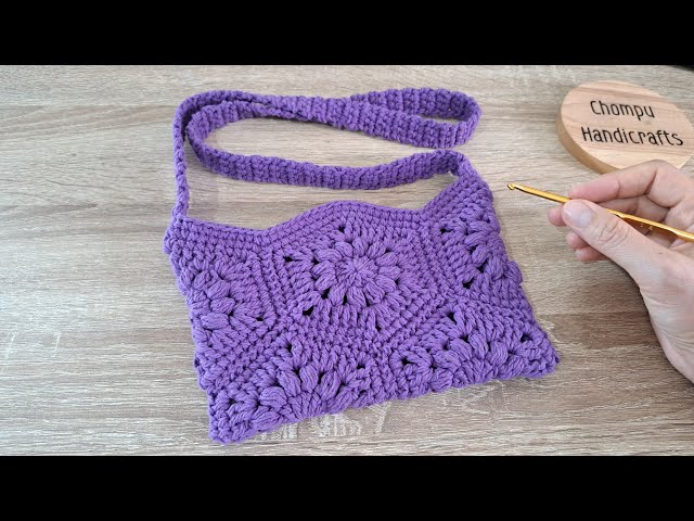 How to Crochet a Beautiful Bag | Crochet Granny Hexagon Bag Tutorial | Beginner friendly!