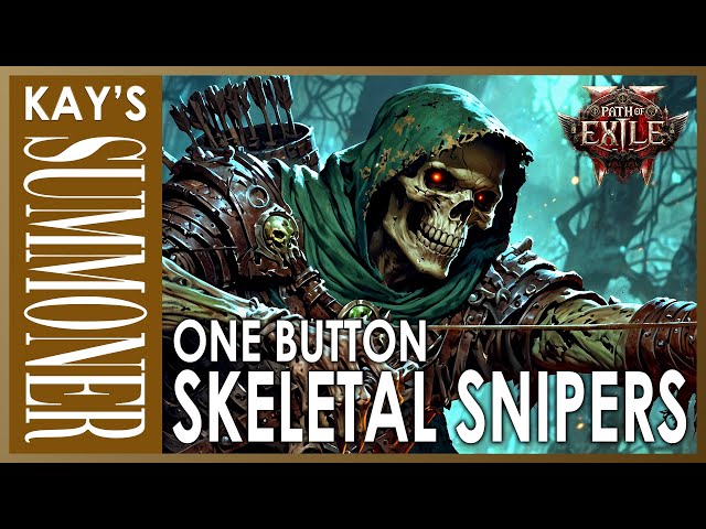 Path of Exile 2 - One Button Skeletal Snipers - Fast Mapping - Easy to Play - Endgame build