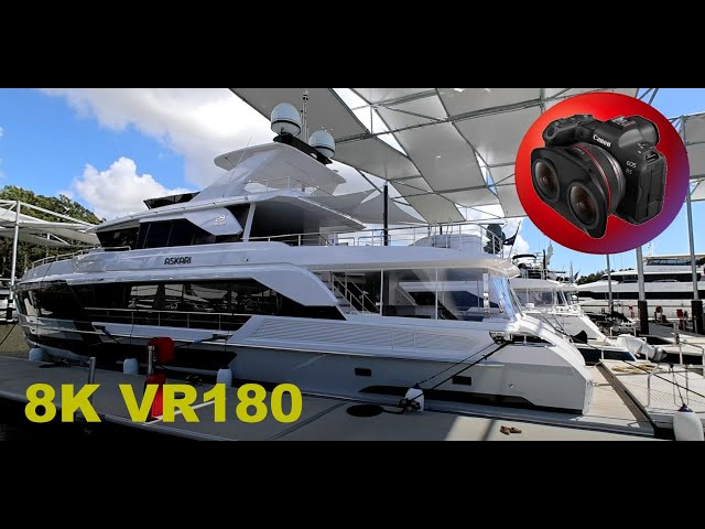 8K VR180 PLAYGROUND OF THE RICH AND FAMOUS Sanctuary Cove Marina Gold Coast 3D (Travel/ASMR/Music)