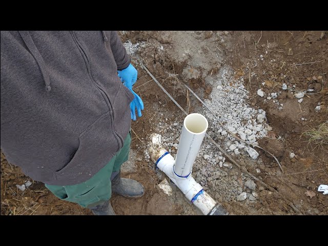 Fixing our septic line!!