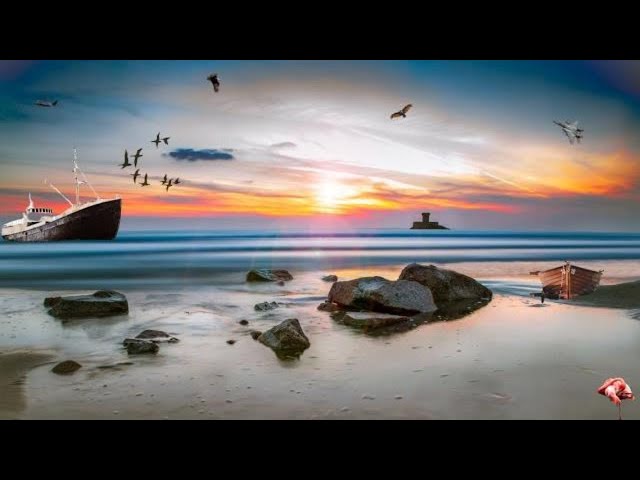 Sunrise & Sunset views with Relaxing Guitar Music - Relaxation Music, Calming Music and Guitar Music