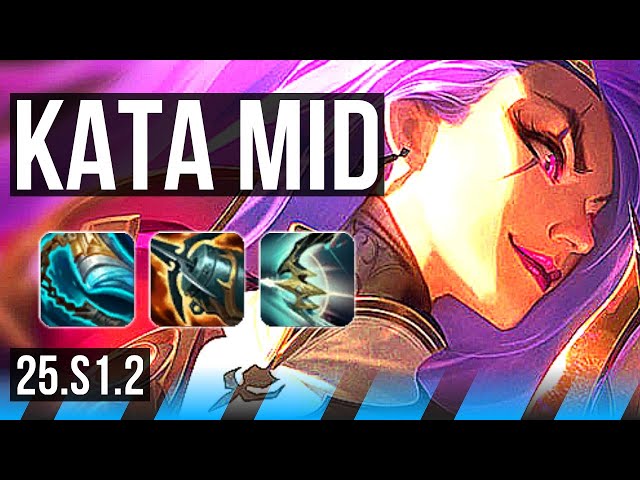 KATARINA vs MEL (MID) | 800+ games, Godlike | KR Master | 25.S1.2