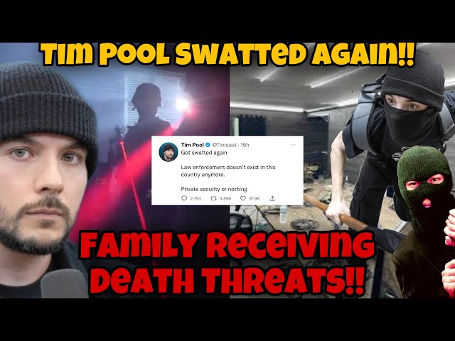 Tim Pool Family Threatened | Timcast IRL Swatted Again !!!