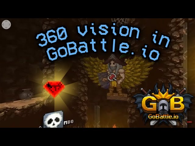 GoBattle.io | King mode, but in 360° vision! (Cursor drag)