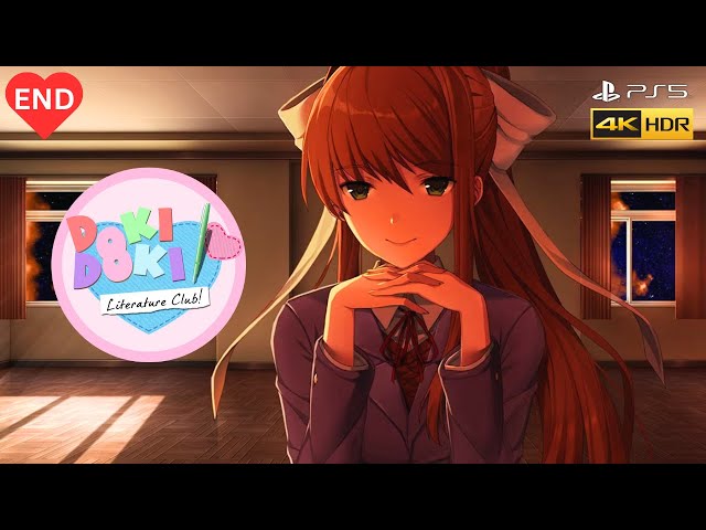 Doki Doki Literature Club (DDLC) PS5™ Playthrough Gameplay - Final Part (No Commentary)