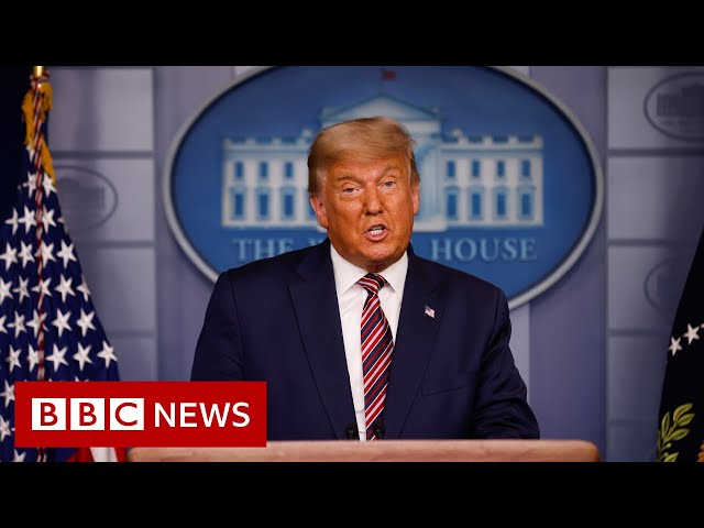 US Election 2020: Trump claims 'historic election interference' - BBC News