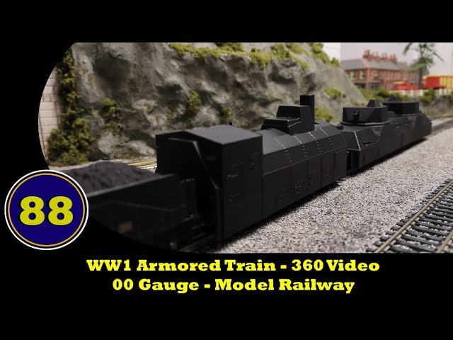 360 Model Railway - WW1 Armoured Train - 00 Gauge Project - View from the Turret