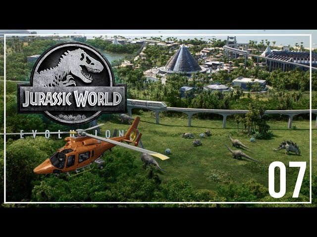 JURASSIC WORLD EVOLUTION #07 - BIG BATZEN BESUCHERZENTRUM !!!