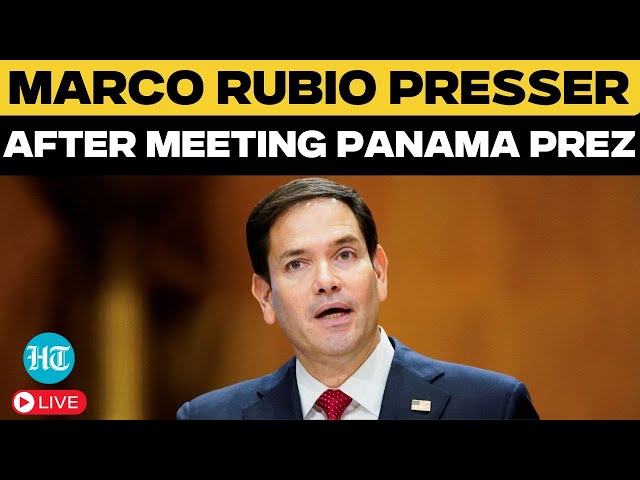 LIVE | Trump's Aide Marco Rubio Holds Press Conference After Panama President | Panama Canal