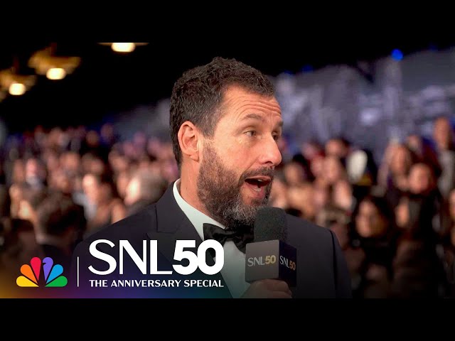 Adam Sandler at the SNL50: The Red Carpet | NBC