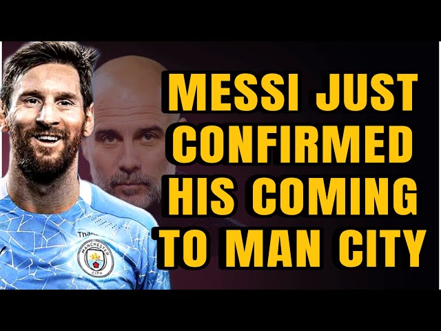 Messi JUST CONFIRMED HIS Move to Man City😱 To Rescue Pep After A DISASTROUS Season! Few Seconds Ago🔥