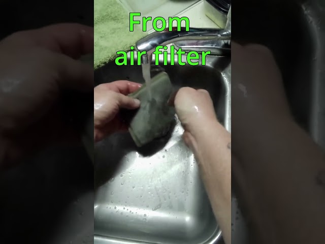 How To Wash Your Nasty Small Engine Foam Air Filter