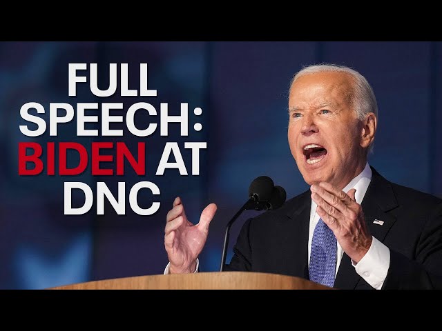 FULL SPEECH: President Joe Biden addresses DNC