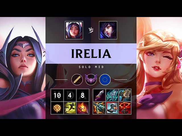 Irelia Mid vs Ahri: Unstoppable - EUW Master Patch 25.S1.1