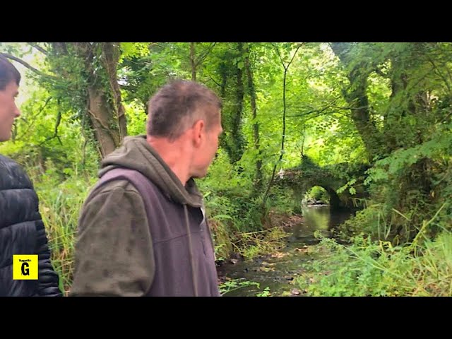 Magnet Fishing Under A SECRET Bridge Hidden In The Woods!!!