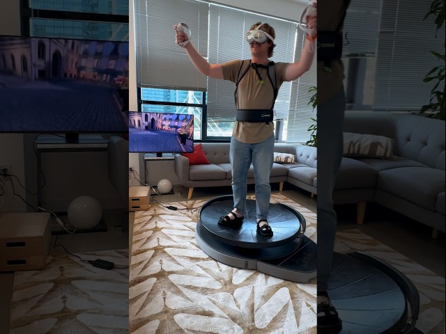 Ever Fallen in VR? Trying Out the Omni One VR Treadmill