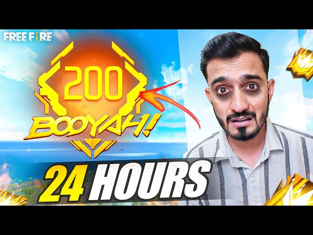 200 BOOYAH STREAK IN 24 HOURS😲 |  150 STEAK टूट गयी😭 ?  HARD CHALLENGE || CS RANK PART 6