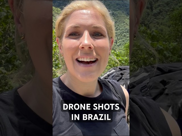 Awesome Drone Shots In The Mountains Of Brazil! #motovlog #droneshots #shorts