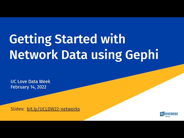 Getting Started with Network Data Using Gephi