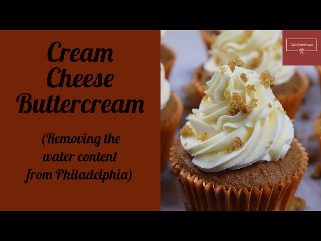 Perfectly pipeable cream cheese Frosting, Buttercream with Philadelphia/ cream cheese frosting