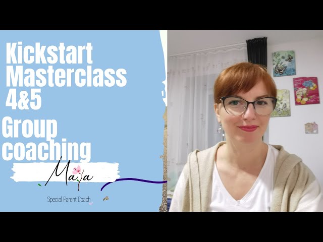 Kickstart, Masterclass 4&5- Maya Stoychevski