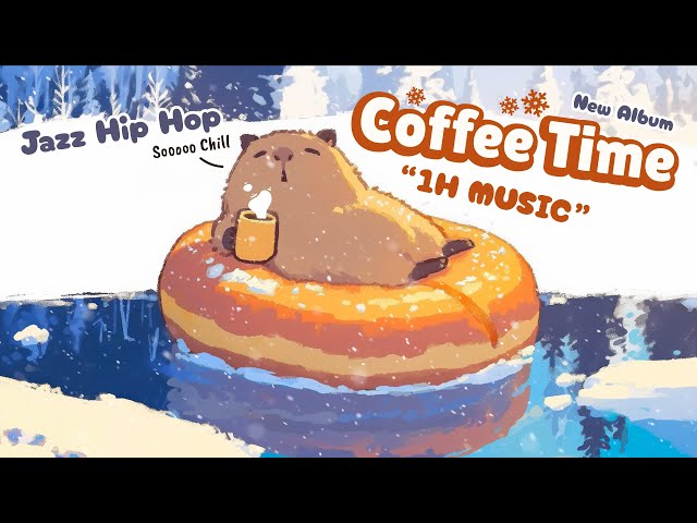 Donut in a Dream 💭 Coffee Morning Music ☕️ Lofi Snow ❄️ Jazz Hip Hop | Chillout to Focus to Relax to