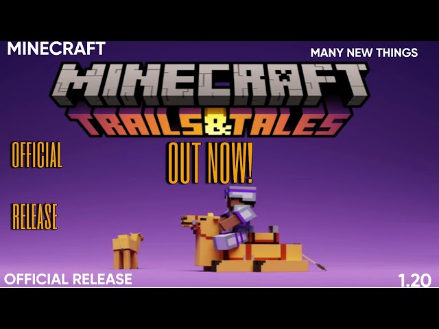 MINECRAFT PE 1.20 Official Version Released | Minecraft 1.20.0 Trails & Tales Official Update