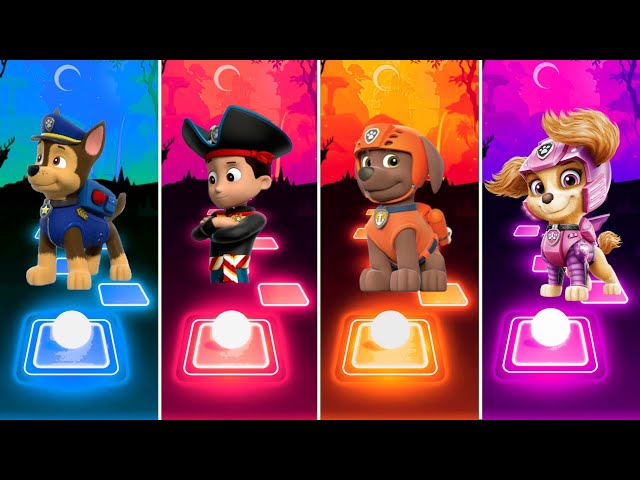 Paw Patrol Ultimate Rescue World | Chase 🆚 Zuma 🆚 Ryder 🆚 Skye | Tiles Hop EDM Rush