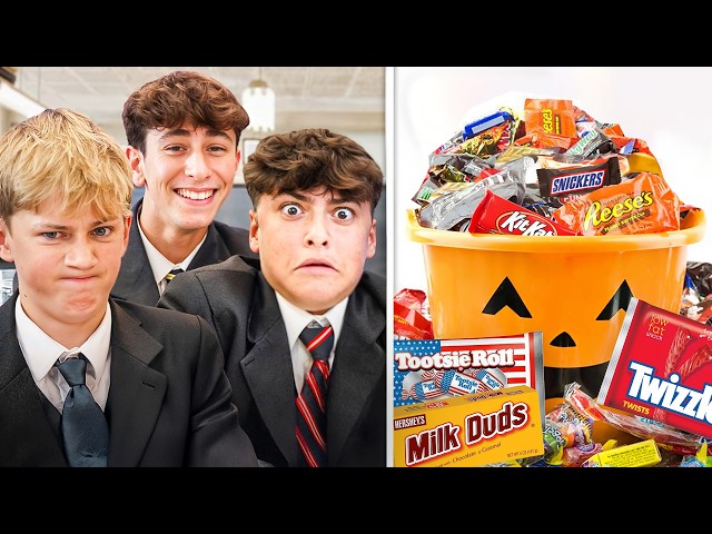 British Highschoolers shocked by American Halloween Candy