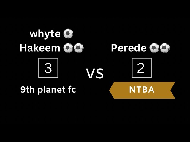 9th planet vs NTBA ft highlights goals skills