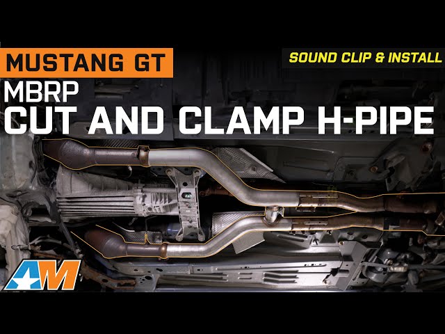 2011-2014 Mustang GT MBRP Cut and Clamp H-Pipe Review & Sound Clip