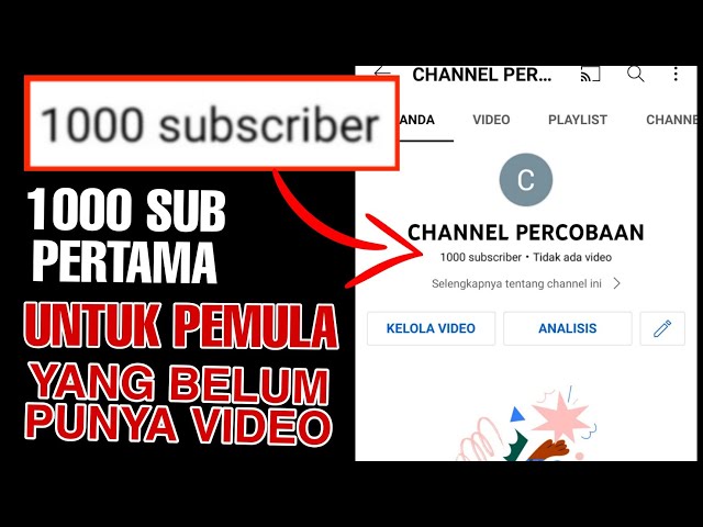 Cara Mendapatkan 1000 Subscriber Pertama Untuk Youtuber Pemula - Cara Aman No No Spam