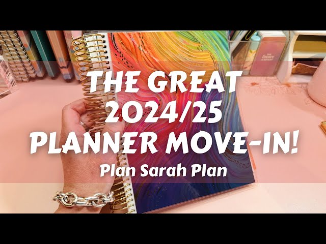 2024/25 LifePlanner MOVE-IN! | The Great Planner Move-In! | Erin Condren | Planning Ideas! | How To!