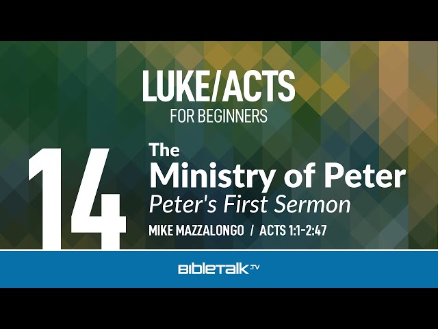 Acts Bible Study for Beginners – Mike Mazzalongo | BibleTalk.tv