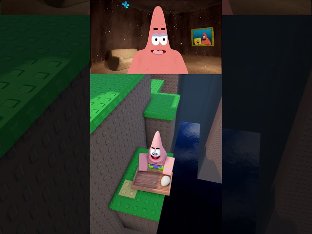 Patrick Runs Too Fast with Egg SpongeBob!