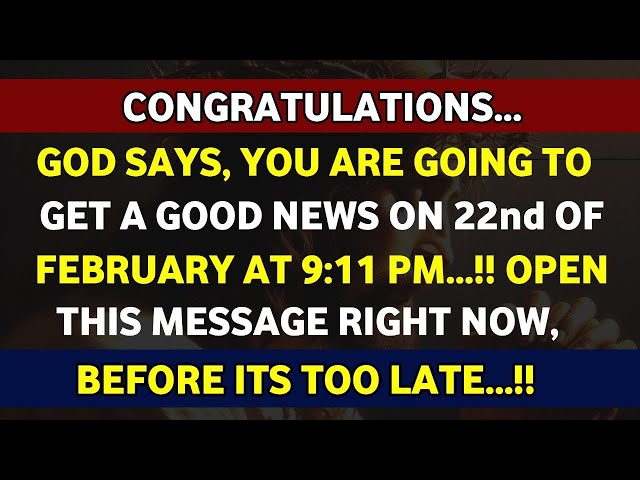 11:11🔴God Has A Very Good News Only For You, You Will Get A Huge Surprise Today✝️God Message Today