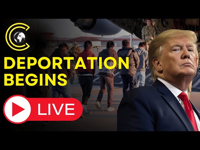 LIVE | Trump Takes Action: Deportation Flights Signal a New Era | Illegal Immigration Crackdown