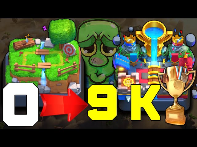 0 TO 9K Trophies SpeedRun + GT 2v2 in Clash Royale🏆#clashroyale #livecr #gaming #livestream #shorts