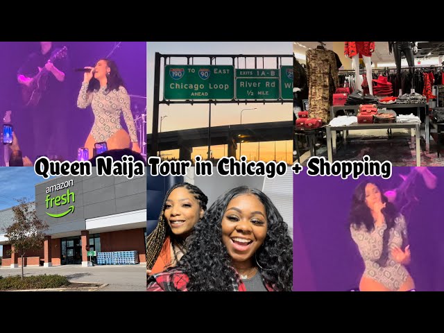 Vlog: Come w/ me to Chicago to shop & see Queen Najia on tour ✈️