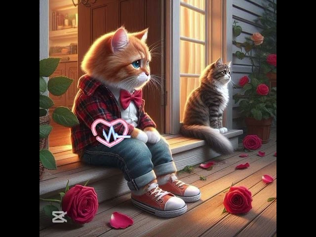 "The cat burned by love story"  #catlovers #cat #marvel #tileshopedmrushsong