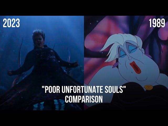 (2023&1989) “Poor Unfortunate Souls” Comparison | The Little Mermaid