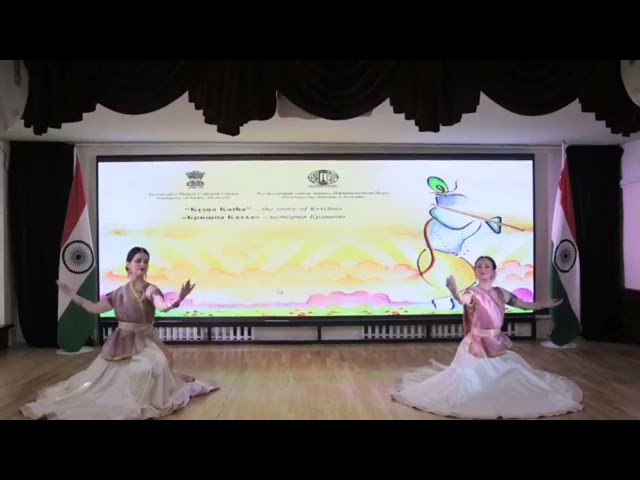 Ashishkathak#Song-by O S Arun#radhakrishna#iccrrussia#group##KathakDance#rassleela#moscow#katha#solo