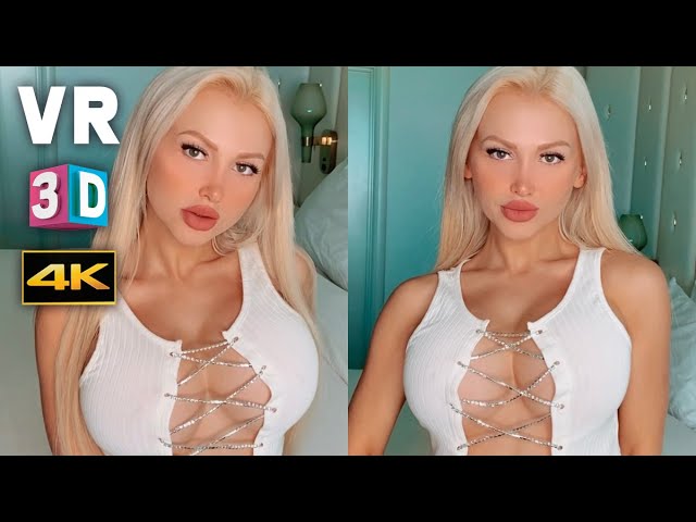 [VR 3D 4K] SHOWING MY NEW HOT OUTFIT IN STEREOSCOPIC VIRTUAL REALITY - YesBabyLisa Haul