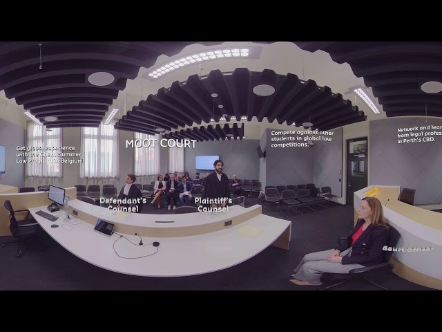 3D VR | Curtin University's Moot Court