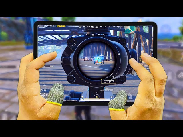 iPad Mini 7 (Handcam) 🔥 PUBG Gamepla  4 Finger + Gyroscop 😍Pubg Test & Best Sensitivity 🔥