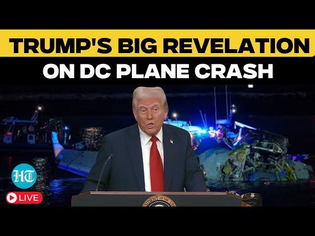 Donald Trump LIVE: President Trump Blames Deadly Helicopter-Jet Collision on DEI Policies | US News