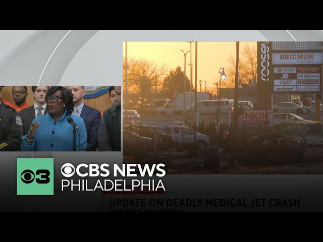 Mayor Cherelle Parker, Philadelphia officials give update on deadly plane crash in Northeast